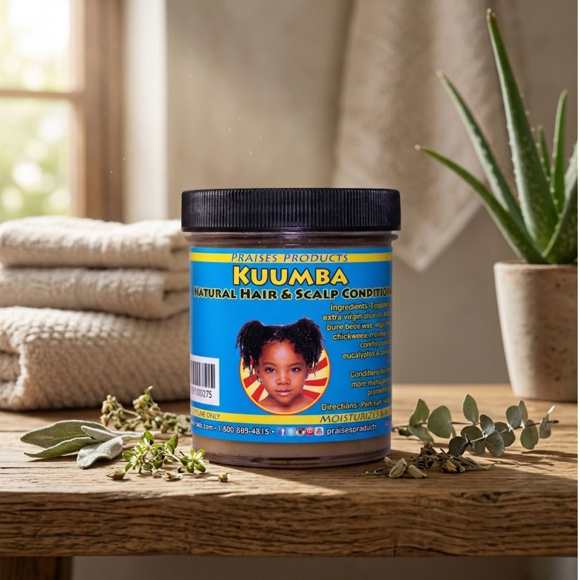 Kuumba Hair & Scalp Conditioner (Premium Collection-Essential Oils Only)