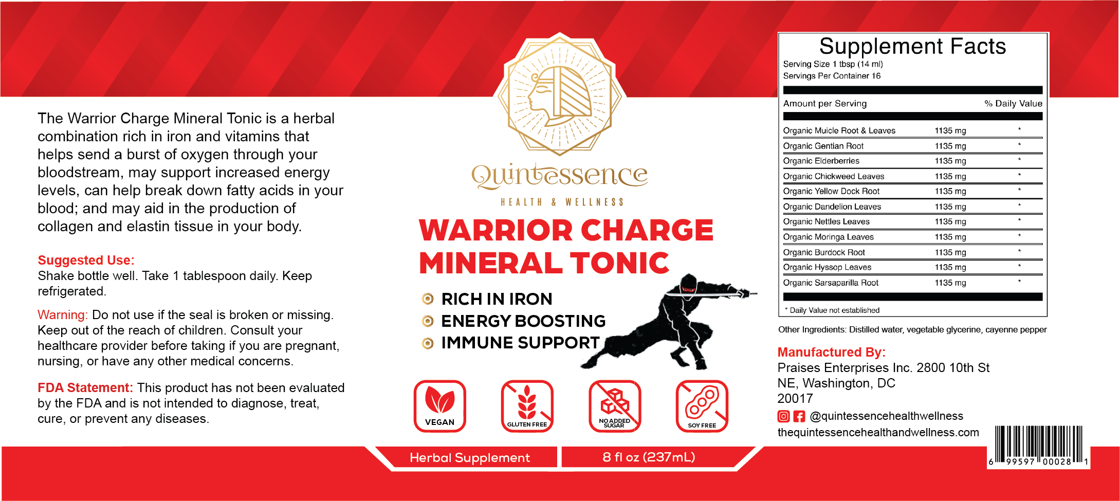 Warrior Charge Minerals